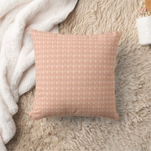 Almofada Travesseiro decorativo Branco Pálido Pêssego Falad
