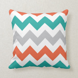 Almofada Travesseiro decorativo brilhante de Chevron