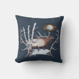 Almofada Travesseiro decorativo Bull Elk