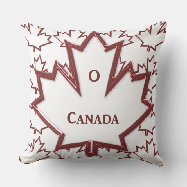 Almofada Travesseiro decorativo Canadense Maple Leaf (Frente)