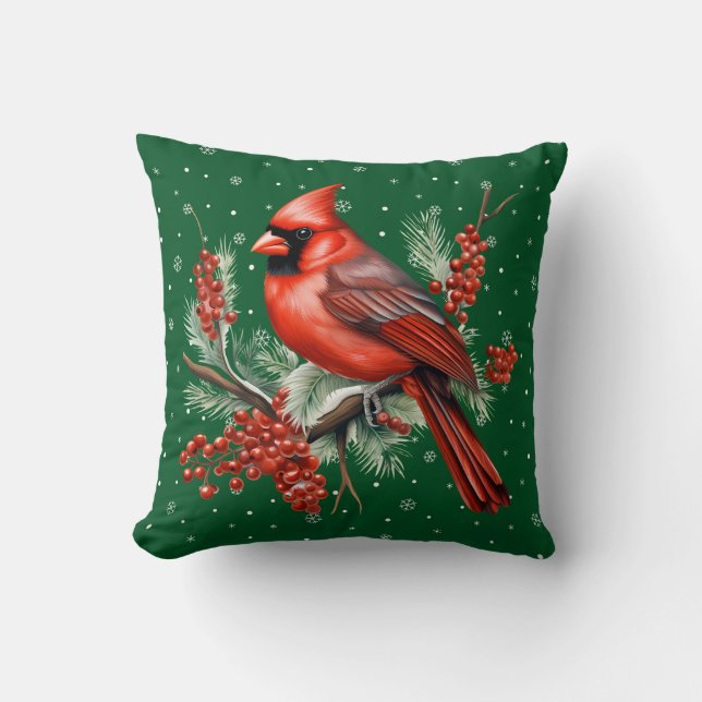 Almofada Travesseiro decorativo cardinal (Frente)