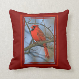 Almofada Travesseiro decorativo Cardinal Personalizado