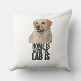 Almofada Travesseiro Decorativo Casa é Onde Está o Lab