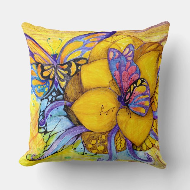 Almofada travesseiro decorativo "casal Feliz" (Frente)