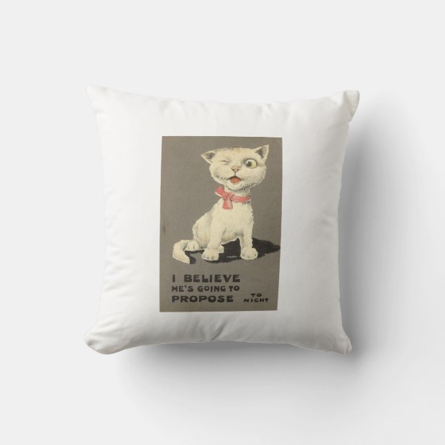 Almofada Travesseiro decorativo Cat Lover (Frente)