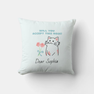 Almofada Travesseiro decorativo Cat&Rosa Adorável