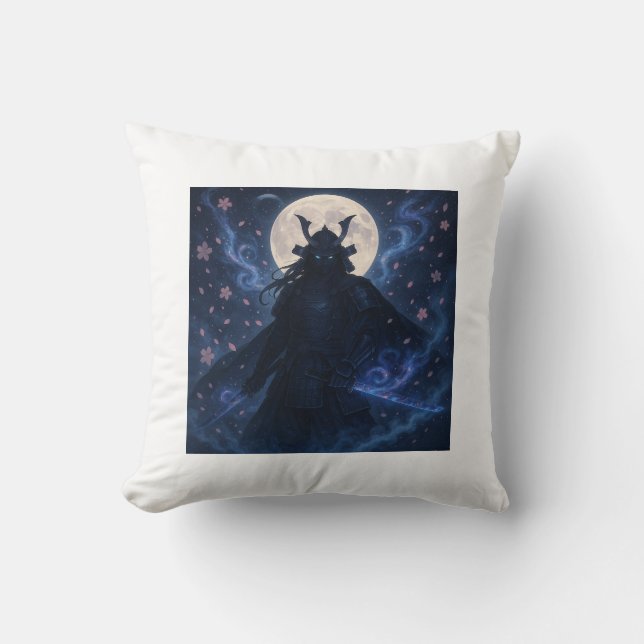 Almofada Travesseiro decorativo Celestial Samurai | Anime F (Frente)