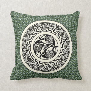 Almofada Travesseiro decorativo celta irlandês do