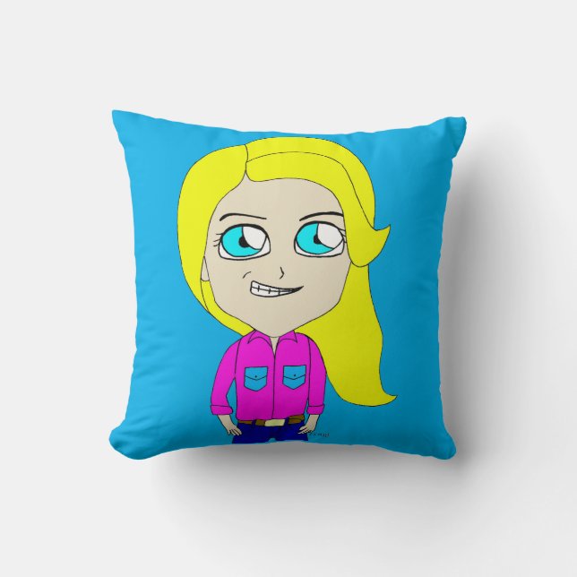 Almofada travesseiro decorativo chibi (Frente)