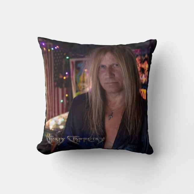 Almofada Travesseiro decorativo Chris Caffery SDS Pinball (Frente)
