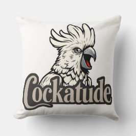 Almofada Travesseiro decorativo "Cockatude"
