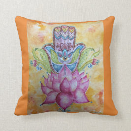 Almofada Travesseiro decorativo colorido da aguarela de