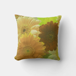 Almofada Travesseiro decorativo Colorido de Flor, Gerbera A