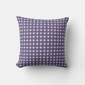 Almofada Travesseiro Decorativo com Bolinhas Roxas para Ber