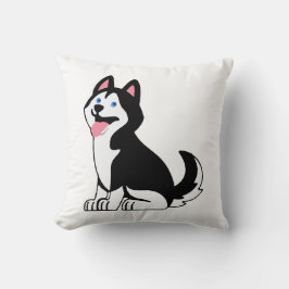 Almofada Travesseiro Decorativo com Cachorrinho Husky Fofo