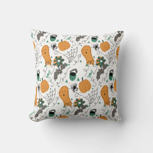 Almofada Travesseiro Decorativo com Desenhos de Fantasmas L