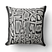 Travesseiro decorativo com design abstrato