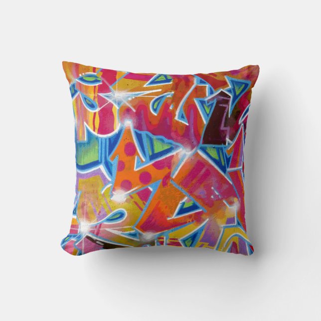 Almofada Travesseiro Decorativo com Design Abstrato de Graf (Frente)