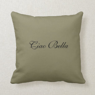 Almofada Travesseiro decorativo com escrita do roteiro
