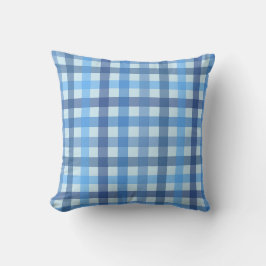 Almofada Travesseiro Decorativo com Estampa Xadrez de Seis