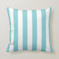 Travesseiro decorativo Com Linho Azul E Branco