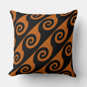 Almofada Travesseiro Decorativo com Padrão de Redemoinho Pr