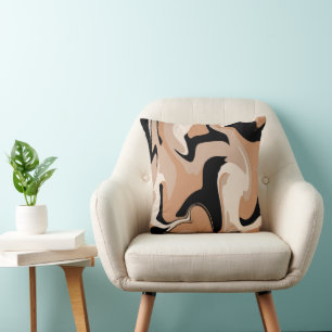 Almofada Travesseiro Decorativo com Padrão de Remoinho de M