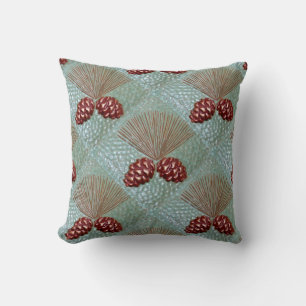 Almofada Travesseiro decorativo com Pinecone impressão