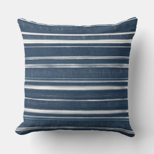 Almofada Travesseiro decorativo com risca azul