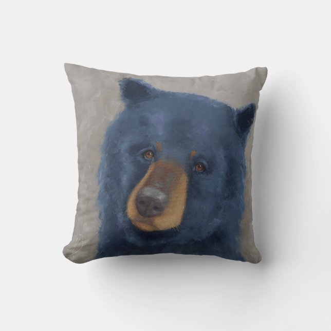 Almofada Travesseiro decorativo com urso lunático (Frente)