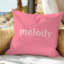 Travesseiro decorativo cor-de-rosa da sala moderna