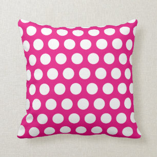 Almofada Travesseiro decorativo cor-de-rosa e branco das