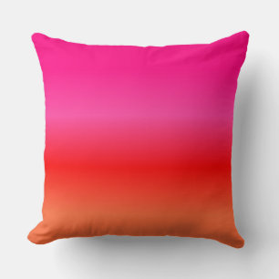 Almofada Travesseiro decorativo cor-de-rosa, vermelho e