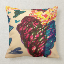 Almofada Travesseiro decorativo, cores brilhantes,