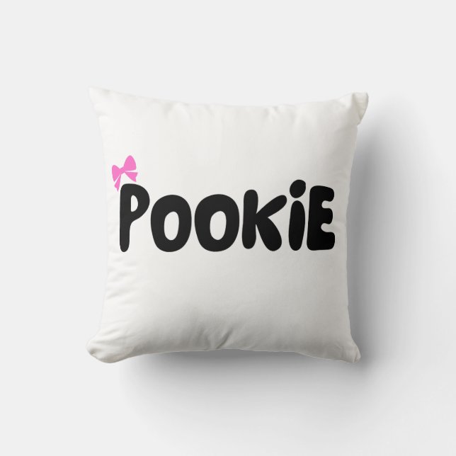 Almofada travesseiro Decorativo Cozy "Pookie" (Frente)