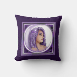 Almofada Travesseiro Decorativo Criança Lua Roxa