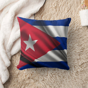 Almofada Travesseiro decorativo cubano da bandeira nacional