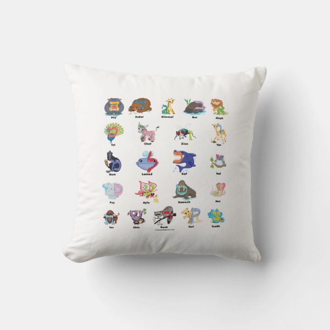 Almofada Travesseiro decorativo da aposta de Aleph do (Frente)