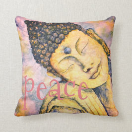 Almofada Travesseiro decorativo da arte da aguarela de