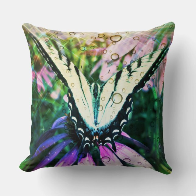 Almofada Travesseiro decorativo da borboleta (Frente)