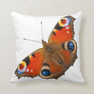 Almofada Travesseiro decorativo da borboleta de pavão