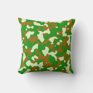 Almofada Travesseiro Decorativo da Camouflagem Verde