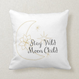 Almofada Travesseiro decorativo da Criança da Lua Selvagem