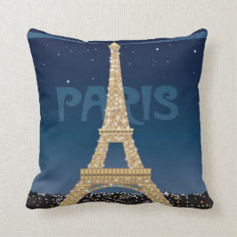 Almofada Travesseiro decorativo da faísca da torre Eiffel