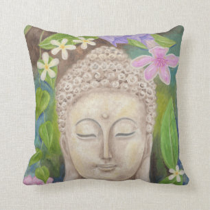 Almofada Travesseiro decorativo da flor de Buddha