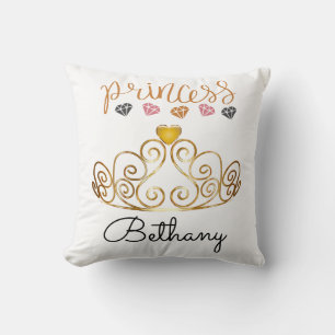 Almofada Travesseiro decorativo da Princesa Personalizada T