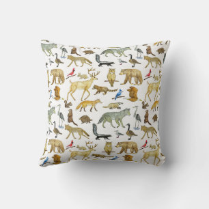 Almofada Travesseiro decorativo da vida selvagem dos excele