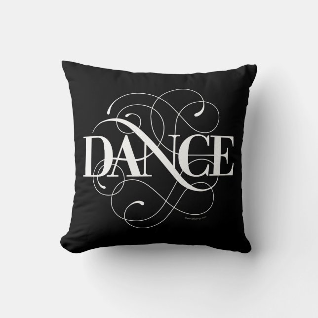 Almofada Travesseiro decorativo Dance Flourish (Frente)