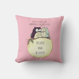 Almofada Travesseiro decorativo das citações do amor