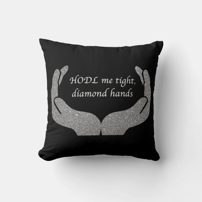 Almofada Travesseiro decorativo das Mãos Diamond (Frente)